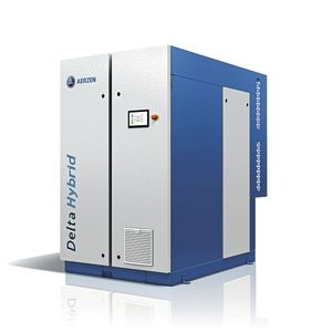 Die beiden neuen Baugrößen D11S und D16S ergänzen die Schraubengebläse der Baureihe Delta Hybrid im unteren Volumenstrombereich (Bild: Aerzen)
