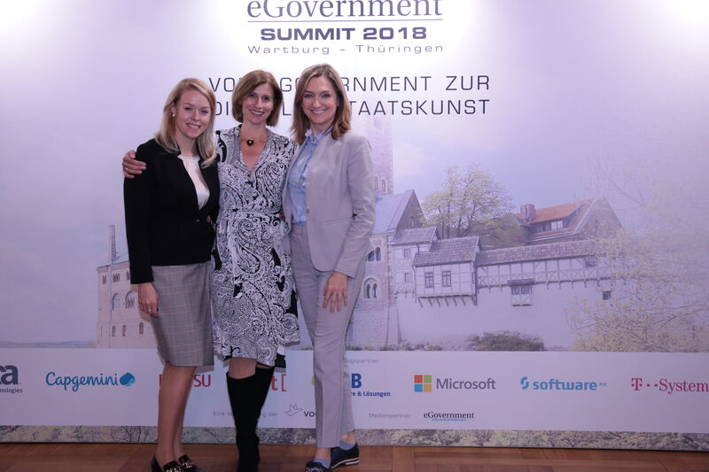 Das Organisationsteam: Eva Kanzler, Daniela Schilling und Vera Nicolic. (vn)