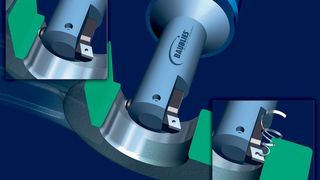 Das Diamant-Kombiwerkzeug und das modulare Einrollen-Rollier-System stehen im Mittelpunkt des Metav-Auftritts der Baublies AG. (Archiv: Vogel Business Media)