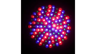 In a white LED, red and yellow-green phosphors are excited by the light from a blue diode. (gemeinfrei)