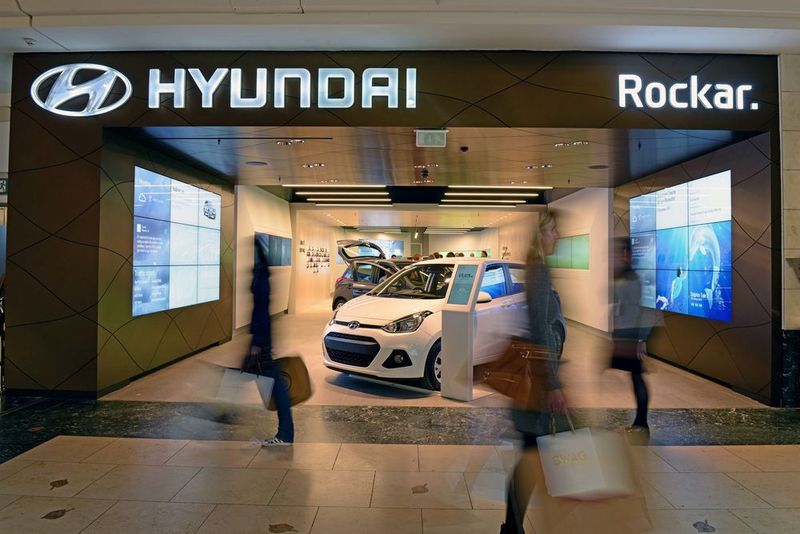 Rockar eröffnete den ersten Store Ende 2014 im Einkaufszentrum Bluewater südöstlich von London. (Hyundai)
