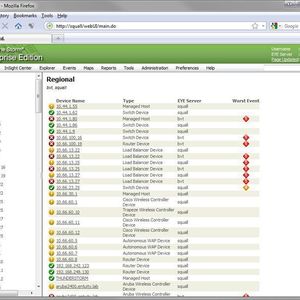 Die Explorer-Ansicht bietet den Administratoren die Option, einen Drill-Down auf einzelne Gerätekomponenten durchzuführen.