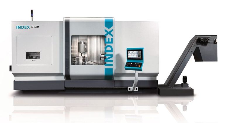 Für „schwere“ Aufgaben prädestiniert: das Dreh-Fräszentrum Index G420. (Bild: Index Werke)