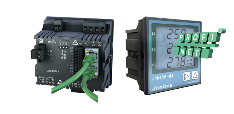 Mit dem UMG 96RM-PN hat Janitza eine neue Version des Netzanalysators UMG 96RM entwickelt. (Bild: Janitza Electronics)