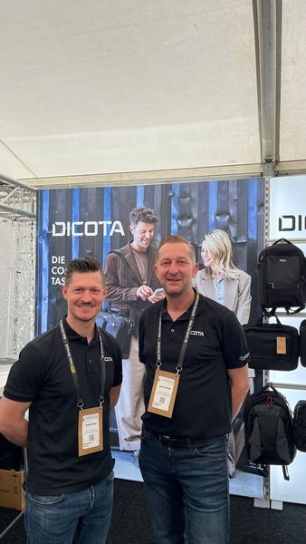 Dicota ist auch wieder dabei: André Kriks (l.) und Danny Weber (Bild: Vogel IT-Medien GmbH)