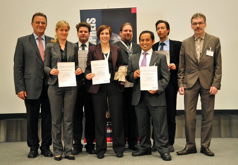 Die Preisträger des Abicor-Innovationspreises 2012 (Bild: DVS)