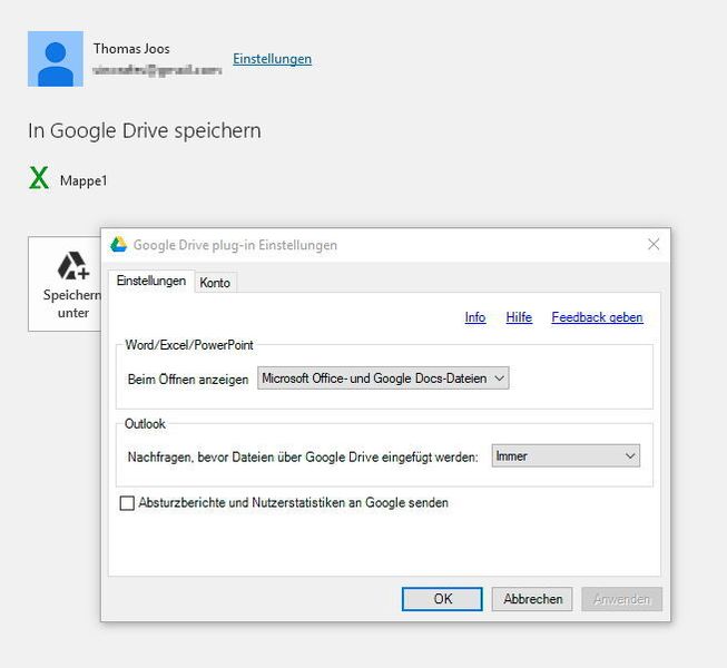 Einstellungen des Google-Kontos verwalten. (Thomas Joos / Google)