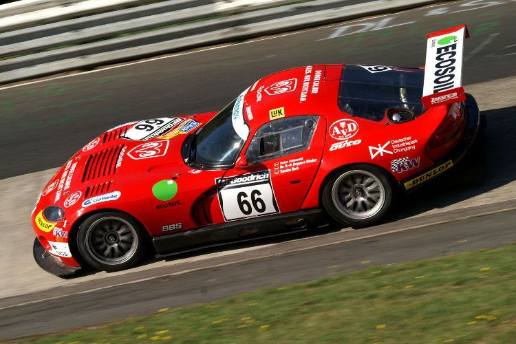 Die Chrysler Viper GTS-R wurde gemeinsam von Chrysler (USA), ORECA (Frankreich) und Reynard Motorsport (Grossbritannien) entwickelt. Das hier gezeigte Fahrzeug wurde von Zakspeed beim 24-Stunden-Nürburgring Rennen eingesetzt und gewann 1999, 2001 und 2002. (Foto: Manfred Muhr)