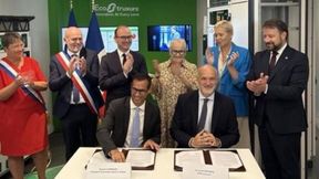 Die beiden Unternehmen unterzeichneten am 31. Juli 2026 eine Absichtserklärung für eine Kooperation bei der Entwicklung vom Strominfrastruktur für KI-Rechenzentren. (Bild: DCmag / Schneider Electric / Eclairion)