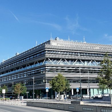 Außenansicht des neu gebauten Forschungszentrums in Wien (Bild: Lorenz Consult)