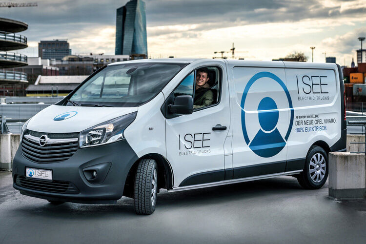 Das hessische Start-Up „I See Electric Trucks“ elektrifiziert Opel Movano- und Vivaro-Modelle. (I SEE Electric Trucks)