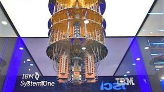 Projektstart! Zum Ausbau der Quantencomputertechnik in Deutschland hat das Bundesforschungsministerium einem Konsortium jetzt über 40 Millionen Euro an Fördermitteln bereitgestellt. Hier exemplarisch ein existierendes Quantencomputersystem von IBM. (IBM)