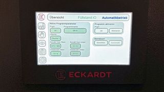 Alle definierten Auftragsprogramme sind in einer Liste hinterlegt und lassen sich mit einem Klick anwählen. (Bild: Eckardt Systems )