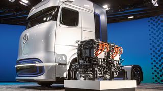 Mercedes hat bereits erste Erfolge in der Brennstoffzellen-Technik für Lkw erzielt. (Bild: Daimler Truck)