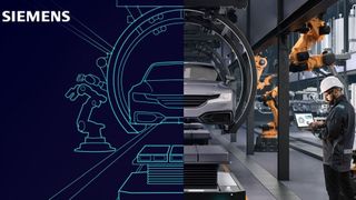 Virtual Manufacturing Engineering 
vereint die digitale und die reale Welt: Produktionslinien werden virtuell 
geplant, simuliert und validiert, bevor 
sie physisch in Betrieb gehen. (Bild: Siemens)