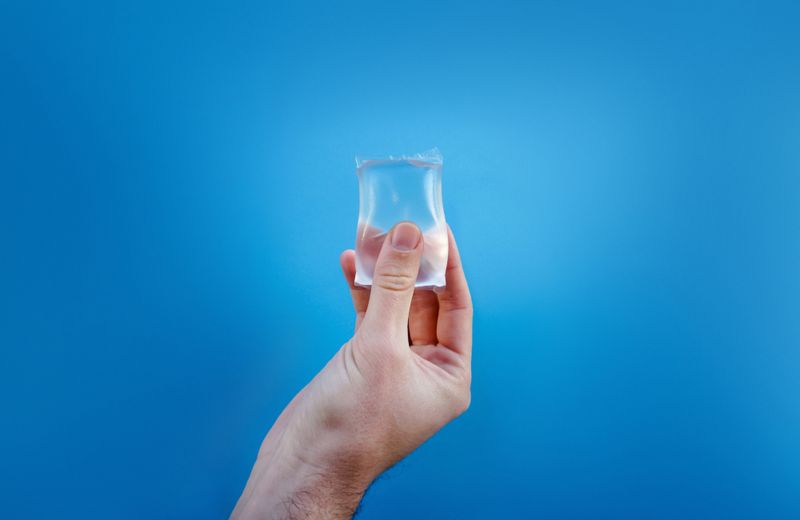 Wasser zum Snacken Essbare Beutel mit erfrischender Füllung hat das Londoner Start-Up „Skipping Rocks Lab“ entwickelt. Unter dem Namen Ooho Bubbles vermakten die Entwickler die kleinen Säckchen aus dem bioabbaubaren Material „Notpla“, das aus Natriumalginat hergestellt wird. Diese transparente Folie lässt sich entweder in vier bis sechs Wochen auf dem Kompost vollständig abbauen – oder einfach aufessen. So will das Unternehmen ein Zeichen gegen Plastikmüll setzen. Für nachhaltige Kunststoffe setzt sich auch das Projekt „Bio2Bottle“ unter der Koordination des Fraunhofer Umsicht ein. Dort entwickeln Wissenschaftler biobasierte Polyester auf Basis von Milchsäure, aus denen nachhaltige Plastikflaschen produziert werden.   Mehr Infos zum Thema gibt es in dem Begleitartikel: Vom Labor auf die Speisekarte: Lebensmittel von morgen (Notpla, David Lineton)