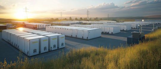 Sungrow’s PowerTitan 3.0 energy storage platform uses onsemi EliteSiC hybrid power modules, with the companies reporting peak inverter efficiency above 99.3%.(Bild:  onsemi)