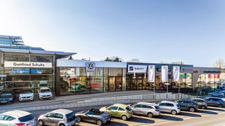 Die Gottfried Schultz-Automeile in Mülheim (Bild: Gottfried-Schultz-Gruppe)