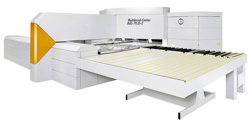 Das RAS-Multibend- Center ist ein hochautomatisiertes Blechbiegezentrum, hier als CAD-Modell. (RAS Reinhardt)