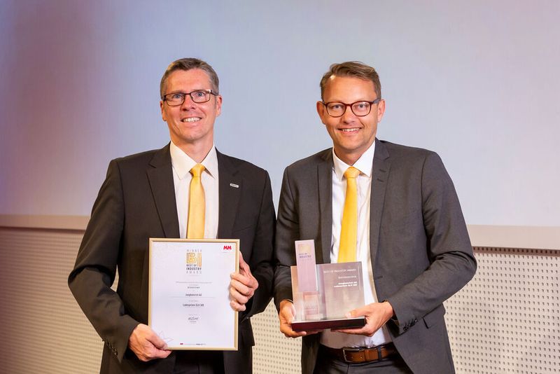 Der Best of Industry Award in der Kategorie Betriebstechnik ging an das Ladesystem SLH 300 der Jungheinrich AG. (Stefan Bausewein)