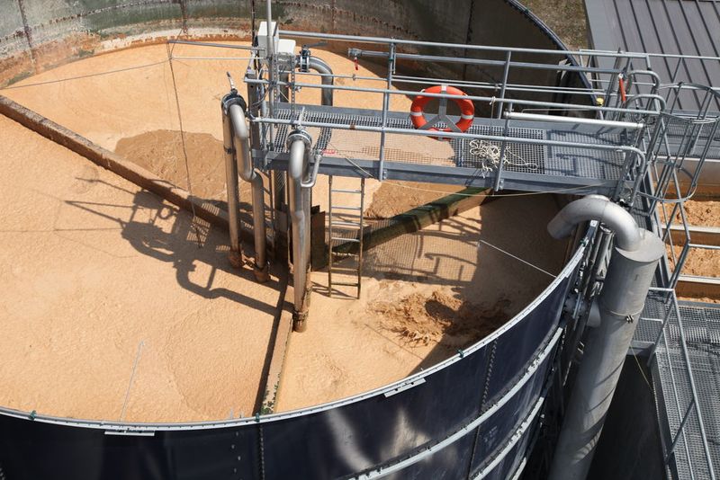 Der Membran-Bioreaktor in Gengenbach ist eine Kombination aus konventionellem Belebtschlammprozess (im Bild) und Membrantechnologie.  (Bild: Siemens)