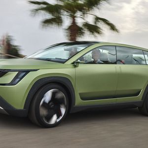 Der Vision 7S wird das spätere SUV-Flaggschiff der Marke und kommt 2026 auf den Markt.(Bild:  Skoda)