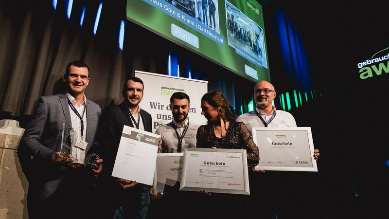 Gewinner des Gebrauchtwagen Awards 2024 in der Kategorie Vertragshandel ist das Autohaus Gaul & Klamt in Bad Neustadt/Saale. (Bild: Stefan Bausewein)