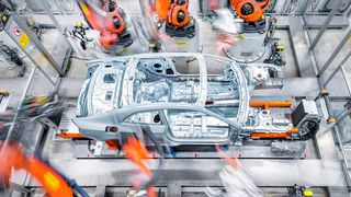 Die Autoproduktion steht in Europa aktuell fast komplett still. (Bild: Audi)