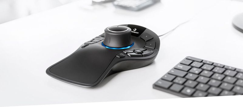 3D Connexion unterstützt mit seiner Space-Mouse-Produktlinie jetzt die Cloud-basierten 3D-Modellierungslösungen 3D Creator und 3D Sculptor von Dassault Systèmes.  (3D Connexion)
