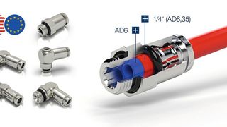 Mit dem neuen 2-in-1-Connector von Eisele können jetzt zwei verschiedene Schlauchdurchmesser mit demselben Steckanschluss montiert werden (Bild: Eisele)