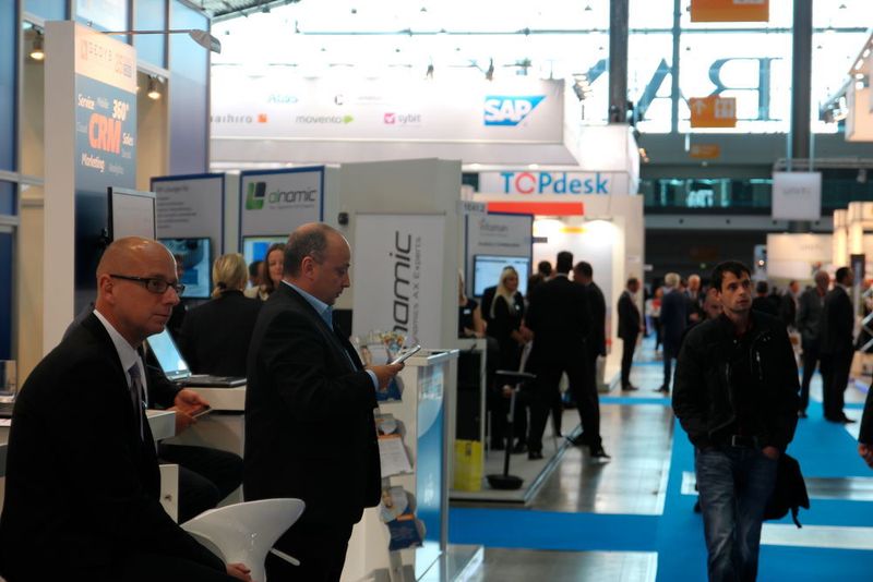 Impressionen der  IT & Business 2015. Die Fachmesse für digitale Prozesse und Lösungen läuft noch bis zum 1. Oktober (Bild: Horn)