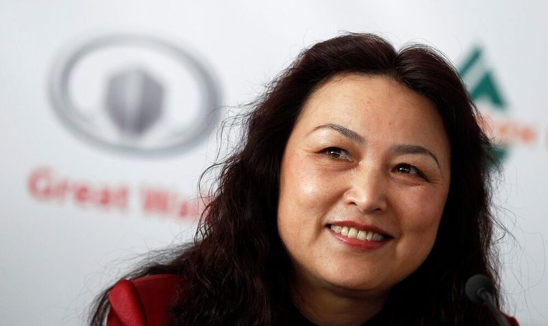 Wang Fengying ist CEO und Deputy Chairman Great Wall Motor.(Bild:  Stoyan Nenov/picture alliance/Reuters)