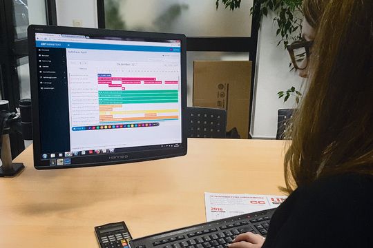 Der Vorfühwagenplaner ist quasi selbsterklärend und sehr übersichtlich gestaltet: Ein Autohaus kann verschiedene Vorführwagenkategorien erstellen, die sich farblich unterscheiden. (Bild:  Mauritz)