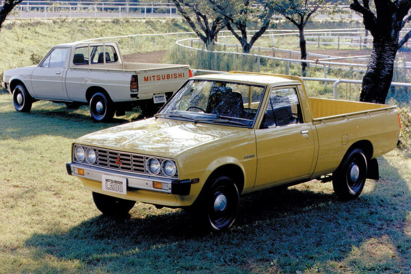 Den Mitsubishi L200 gibt es noch heute, so sah er 1979 aus. (Mitsubishi)