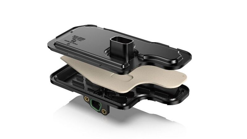 Getriebeölfilter für ein Sechs-Gang-Automatikgetriebe der Hyundai Motor Group.(Bild:  UFI Filters)