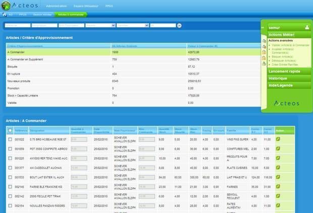 Die Bildschirmanzeigen in Acteos PPOS sind auf minimale Steuerungs- und Prüfungstätigkeiten reduziert, wie zum Beispiel Ausnahmen, kritische Artikel, Notfälle oder Werbeaktionen. (Archiv: Vogel Business Media)