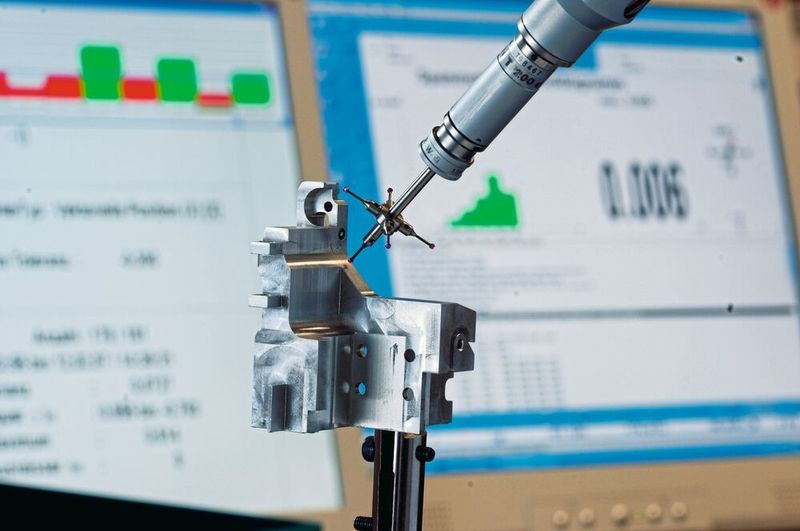 Qualitätskontrolle – unerlässlich, um höchste Präzision der Bauteile zu gewährleisten. (Werder Feinwerktechnik)