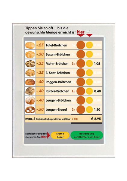 Selbsterklärendes Bedientableau erlaubt eine leichte Bedienung des Automaten. (Archiv: Vogel Business Media)