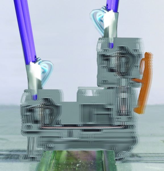 3 Zur praxisgerechten Nachbildung  ... der Rüttelbelastung werden die Combi-Steckverbinder auf speziellen Prüfvorrichtungen getestet. (Archiv: Vogel Business Media)