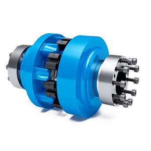 Auch reibschlüssige Welle-Nabe-Verbindungen mit Hilfe von Spannelementen werden angeboten. (Bild:  Flender GmbH)