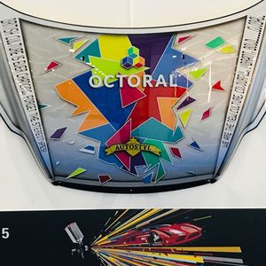 Mit dieser Motorhaube konnte Anthony Fryett den Sieg erringen.