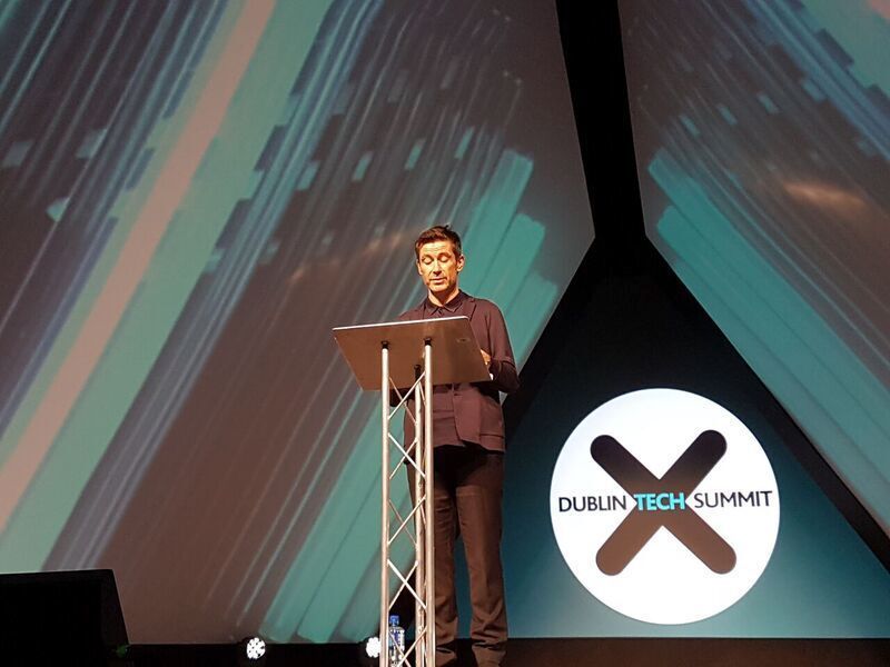 Die Sprecher auf dem DTS 2017 kamen unter anderem von Facebook, wie Steve Hatch, Regional Director Northern Europe Facebook. (Oliver Schonscheck, IT-Business)
