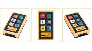 Durch das schmale und ergonomisch gestaltete Profil können die Funkfernsteuerungen ohne Weiteres mit einer Hand bedient werden.  Bild: Hetronic (Archiv: Vogel Business Media)