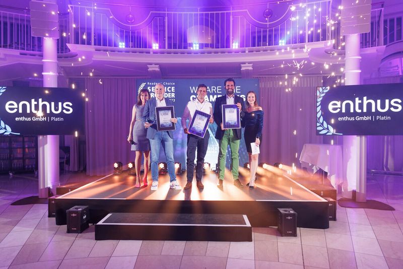 Kategorie IT-Systemhäuser / VAR: Platin: Énthus, Gold: Netgo Group, Silber: Citadelle Systems (Bild: Vogel IT-Medien GmbH)