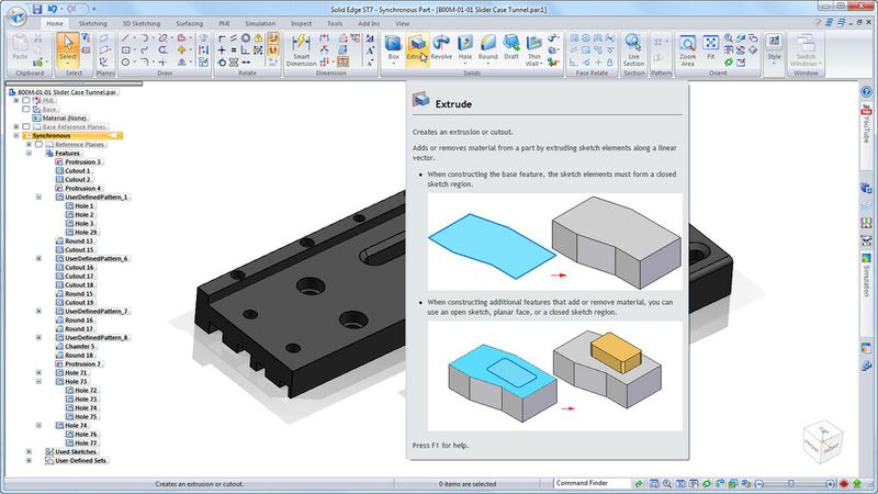 Das intuitive User-Interface informiert den Anwender während der Arbeit.  (Siemens PLM)
