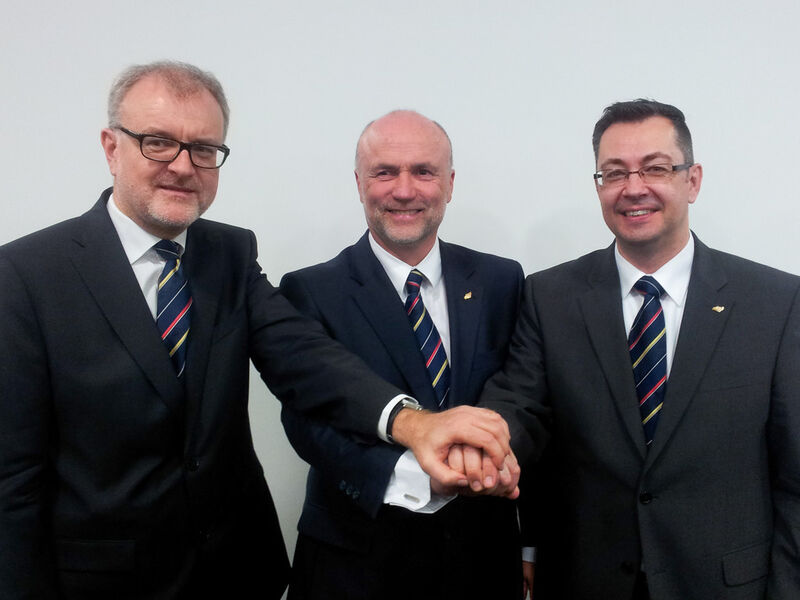 Der ACD-Vorstand (v.l.n.r.): Winfried Hartmann (President), Mathias Jakobi (Vice President), Christoph Papke (Board Member, Finance). (Bild: ACD)