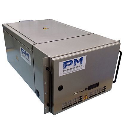 Das neue 5-kW-Brennstoffzellenmodul von Proton Motor in 19“-Einschubtechnik, kombinierbar mit Standard-19“-USV-Geräten. Bilder: Deutsche Mechatronics/Proton Motor Fuell Cells (Archiv: Vogel Business Media)