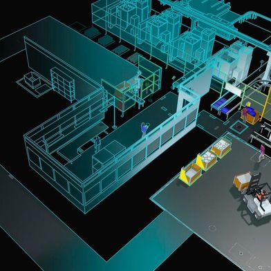 Visual Components 5.0 is the latest version of the manufacturing simulation solution and
supports the virtual development and optimization of production systems. (Image:Kuka Group)