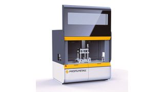 Profilmetall präsentiert auf der Blechexpo ein kombiniertes Stanz- und Ablängmodul für die Profilieranlage 4.1. (Profiletall)