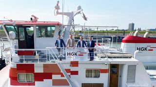 Die HGK Shipping erweitert ihre Flotte erneut um zwei neuartige Tankmotorschiffe des Typs C-Tanker. Mit diesen Neubauten werde das Unternehmen nun quasi auch „ready for Wasserstoff“. (HGK Shipping)